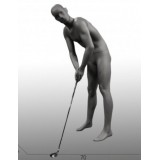 Etalagepop-Mannequin- Golf Houding
