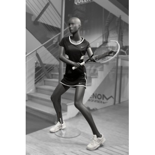 Etalagepop-Mannequin-Grijs-Tennis